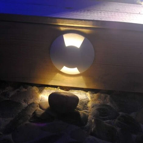 Petit Spot 0,75W LED Noir Encastrable 2 Directions - Lumière Bleu 6 Petit Spot 0,75W LED Noir Encastrable 2 Directions - Lumière Bleu – Image 4