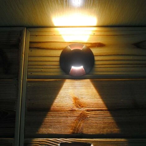 Petit Spot 0,75W LED Noir Encastrable 2 Directions - Lumière Bleu 7 Petit Spot 0,75W LED Noir Encastrable 2 Directions - Lumière Bleu – Image 5