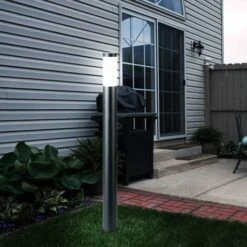 Lampadaire D'extérieur ANTHRACITE éclairage D'allée De Jardin Lampe De Terrasse Dans Un Ensemble Comprenant Des Ampoules LED -OSRAM || EUROPALAMP Soldes Boutique 27018702 5