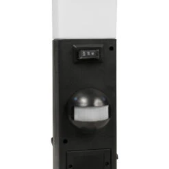 Borne Lumineuse LED 2x Lampadaire à Prise Extérieure Avec Détecteur De Mouvement, 1,1W 90lm Blanc Chaud, LxH 15,5x40 Cm -OSRAM || EUROPALAMP Soldes Boutique 27089678 5