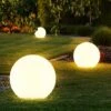 3x Lampe Boule Lumineuse Enfichable Lampe De Jardin Lampe Solaire D'extérieur, Lampe Solaire Enfichable, Interrupteur Marche/arrêt Piquet De Sol, DMxH 20x62cm, Balcon De Jardin -OSRAM || EUROPALAMP Soldes Boutique 27120543 1