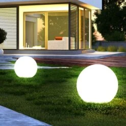 Lot De 2 Lampes Solaires D'extérieur à LED Pour Prise De Courant, Lot De 2 Lampes De Jardin, Boule De Jardin, Prise Solaire, 25 X 65 Cm, Espace Extérieur Pour Balcon De Jardin -OSRAM || EUROPALAMP Soldes Boutique 27120670 4