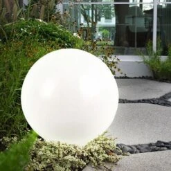 Lot De 3 Lampes Boules Solaires à LED Pour Allée De Jardin, éclairage De Piquet De Terrasse, Blanc -OSRAM || EUROPALAMP Soldes Boutique 27126121 4