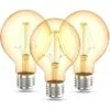 3 Ampoules LED Edison Vintage G80 I E27, 4W, Blanc Chaud 2200K, Intensité Lumineuse 320lm, Ampoule Rétro à Filament -OSRAM || EUROPALAMP Soldes Boutique 28271694 1