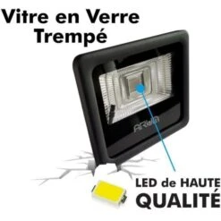Projecteur LED ATRIA 30W RGB Avec Télécommande IP65 -OSRAM || EUROPALAMP Soldes Boutique 28294401 4