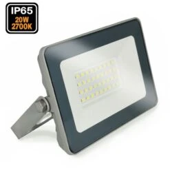 EUROPALAMP Projecteur LED 20W ProLine 2700K Haute Luminosité