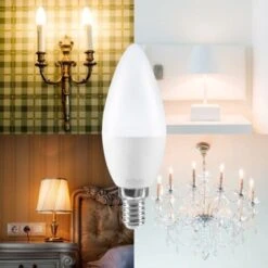 Lot De 10 Ampoules LED E14 6W Rendu 40W 420LM Température De Couleur: Blanc Chaud 2700K -OSRAM || EUROPALAMP Soldes Boutique 28533711 4