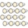 LangRay Lot De 16 Spots LED Encastrable Pour Terrasse Bois, Etanche IP67, Spots à Encastrer Extérieur, 0,6W DC12V, Lumière Blanc Chaud, Kit Mini Lampe Pour Chemin Contremarches D'escalier Plafond 1 LangRay Lot De 16 Spots LED Encastrable Pour Terrasse Bois, Etanche IP67, Spots à Encastrer Extérieur, 0,6W DC12V, Lumière Blanc Chaud, Kit Mini Lampe Pour Chemin Contremarches D'escalier Plafond -OSRAM || EUROPALAMP Soldes Boutique 29600772 1