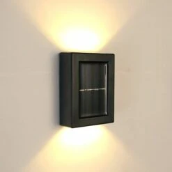 Lumière Solaire Murale à Lueur Haut Et Bas Lumière étanche 2 Pièces Jaune -OSRAM || EUROPALAMP Soldes Boutique 30076283 3