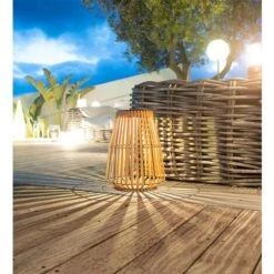 Lanterne Solaire Décorative En Polyéthylène LED Blanc Chaud SHADY H43cm -OSRAM || EUROPALAMP Soldes Boutique 30230004 2