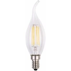 Lot De 10 Ampoules Led Flamme Coup De Vent Filament 4 Watt (équivalent 42 Watt) Culot E14 à Visser Blanc Chaud 6 Lot De 10 Ampoules Led Flamme Coup De Vent Filament 4 Watt (équivalent 42 Watt) Culot E14 à Visser Blanc Chaud -OSRAM || EUROPALAMP Soldes Boutique 30333470 2