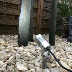 Spot Piquet Extérieur Led Finition Chrome GLP–3W - 230V - 300 Lumens - Blanc Froid 6000K° -OSRAM || EUROPALAMP Soldes Boutique 30765297 3