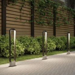 Lucande LED Eclairage Exterieur En Béton 'Belna' En Aluminium -OSRAM || EUROPALAMP Soldes Boutique 30969361 3