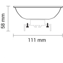 Ampoule LED G53 AR111 12W Argent équivalent à 80W - Blanc Naturel 4500K -OSRAM || EUROPALAMP Soldes Boutique 32384834 3