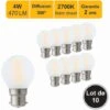 Lot De 10 Ampoules LED Filament B22 4W 470Lm 2700K - Garantie 2 Ans -OSRAM || EUROPALAMP Soldes Boutique 32948302 1