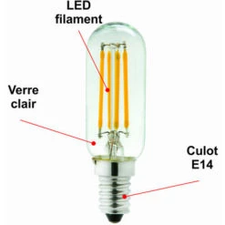 Lot De 12 Ampoules LED Filament E14 4W) 470Lm 2700K - Garantie 2 Ans -OSRAM || EUROPALAMP Soldes Boutique 32948313 2