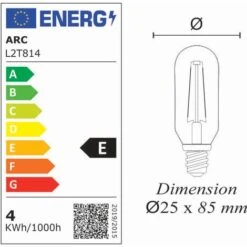Lot De 12 Ampoules LED Filament E14 4W) 470Lm 2700K - Garantie 2 Ans -OSRAM || EUROPALAMP Soldes Boutique 32948313 4