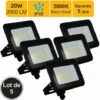 Lot De 5 Projecteurs LED 20W 2000 LM 3000K IP65 Connexion En Direct - Garantie 5 Ans -OSRAM || EUROPALAMP Soldes Boutique 32948702 1