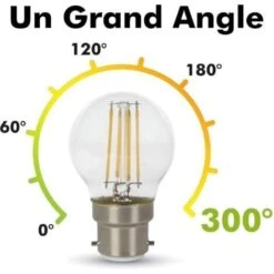 Lot De 2 Ampoules LED 4W B22 LED G45 Température De Couleur: Blanc Chaud 2700K -OSRAM || EUROPALAMP Soldes Boutique 33358324 3