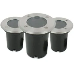 Lot De 3 Spots Encastrables De Sol CANYON INOX 304 GU10 IP67
