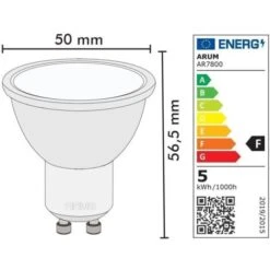 Lot De 10 Ampoules LED GU10 5W Eq. 50W 4000K Blanc Naturel -OSRAM || EUROPALAMP Soldes Boutique 3369438 4