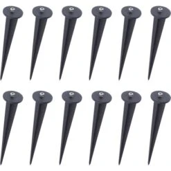 Betterlife Piquet De Fixation Pour Projecteur Led(12pcs)