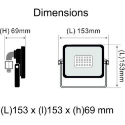 Projecteur LED 30W 2550 LM 3000K IP65 Connexion En Direct - Garantie 5 Ans -OSRAM || EUROPALAMP Soldes Boutique 38219331 5