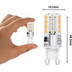 Lot De X10 Ampoules Led G9 3W Blanc Chaud Économie D'énergie Equivalente 40W Halogène -OSRAM || EUROPALAMP Soldes Boutique 3864271 3