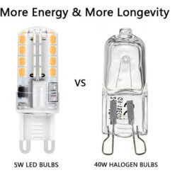 Lot De X10 Ampoules Led G9 3W Blanc Chaud Économie D'énergie Equivalente 40W Halogène -OSRAM || EUROPALAMP Soldes Boutique 3864271 4