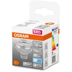 OSRAM Ampoule LED à Réflecteur - GU5.3 - Cool White - 4000 K - 3,80 W - Remplacement Pour 35-W-Lampada Con Riflettore - LED STAR MR16 12 V 7 OSRAM Ampoule LED à Réflecteur - GU5.3 - Cool White - 4000 K - 3,80 W - Remplacement Pour 35-W-Lampada Con Riflettore - LED STAR MR16 12 V -OSRAM || EUROPALAMP Soldes Boutique 39784899 2