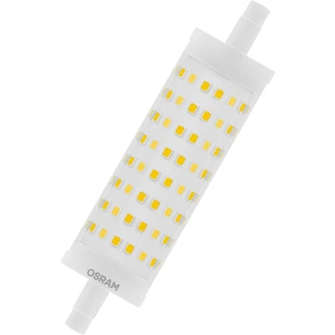 OSRAM LED LINE R7S DIM / LED Tube: R7s, Dimmable , 15 W, 125-W-remplacement, Clair, Blanc Chaud, 2700 K 3 OSRAM LED LINE R7S DIM / LED Tube: R7s, Dimmable , 15 W, 125-W-remplacement, Clair, Blanc Chaud, 2700 K