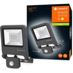 LEDVANCE Projecteur LED Pour Mur, ENDURA FLOOD Sensor Blanc Chaud / 30 W, 220…240 V, Angle De Rayonnement: 120°, Blanc Chaud, 3000K -OSRAM || EUROPALAMP Soldes Boutique 39785078 4