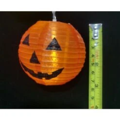Lanterne En Tissu De Citrouille Pliante D'Halloween à LED, Modèle De Batterie De Chaîne De Lanterne USB, Décoration De Crâne Fantôme Et Fantôme ([modèle De Batterie Toujours Allumé] 2 M 10 Lumières) -OSRAM || EUROPALAMP Soldes Boutique 40296224 5
