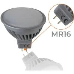 Ampoule LED MR16 12V/24V 7W 600LM Réglable Blanc Froid 6500K - Pack 2 Pcs. 9 Ampoule LED MR16 12V/24V 7W 600LM Réglable Blanc Froid 6500K - Pack 2 Pcs. -OSRAM || EUROPALAMP Soldes Boutique 40369182 3