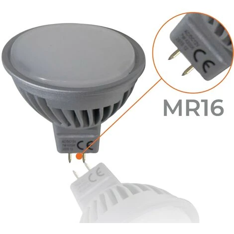 Ampoule LED MR16 12V/24V 7W 600LM Réglable Blanc Froid 6500K - Pack 2 Pcs. 5 Ampoule LED MR16 12V/24V 7W 600LM Réglable Blanc Froid 6500K - Pack 2 Pcs. – Image 3