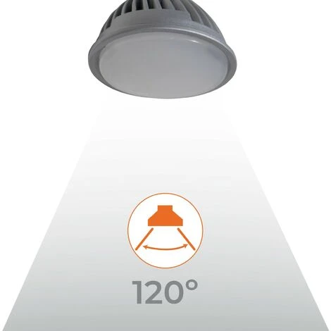 Ampoule LED MR16 12V/24V 7W 600LM Réglable Blanc Froid 6500K - Pack 2 Pcs. 7 Ampoule LED MR16 12V/24V 7W 600LM Réglable Blanc Froid 6500K - Pack 2 Pcs. – Image 5