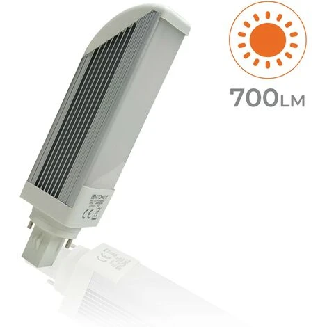 Ampoule LED G24-PL 7W 700LM (2 Broches) Blanc Neutre 4500K - Pack 1 Pce. 4 Ampoule LED G24-PL 7W 700LM (2 Broches) Blanc Neutre 4500K - Pack 1 Pce. – Image 2