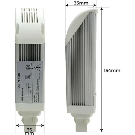 Ampoule LED G24-PL 7W 700LM (2 Broches) Blanc Neutre 4500K - Pack 1 Pce. 6 Ampoule LED G24-PL 7W 700LM (2 Broches) Blanc Neutre 4500K - Pack 1 Pce. – Image 4