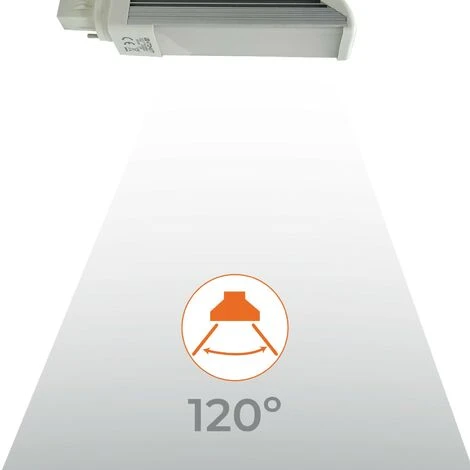 Ampoule LED G24-PL 7W 700LM (2 Broches) Blanc Neutre 4500K - Pack 1 Pce. 7 Ampoule LED G24-PL 7W 700LM (2 Broches) Blanc Neutre 4500K - Pack 1 Pce. – Image 5