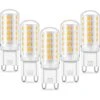 TTIO Ampoule G9 LED - 5W Equivalent 33W 40W G9 Halogène, 420LM, Mini Lampe, Blanc Froid 6000K, Sans Scintillement, AC220-240V, NON-Dimmable, Lot De 5 [Classe énergétique A+] -OSRAM || EUROPALAMP Soldes Boutique 40455194 1