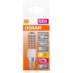 OSRAM LED Superstar Special T SLIM, Ampoule LED Spéciale à Gradation, Culot E14, Blanc Chaud (2700K), Remplacement D'une Ampoule Classique 60W, 1-pack 9 OSRAM LED Superstar Special T SLIM, Ampoule LED Spéciale à Gradation, Culot E14, Blanc Chaud (2700K), Remplacement D'une Ampoule Classique 60W, 1-pack -OSRAM || EUROPALAMP Soldes Boutique 41626292 3