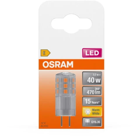 OSRAM LED Star PIN 35, Ampoule LED à Broche Pour Culot GY6.35, Blanc Chaud (2700K), 320 Lumens, Remplace Les Ampoules Conventionnelles De 35W, 1-pack 5 OSRAM LED Star PIN 35, Ampoule LED à Broche Pour Culot GY6.35, Blanc Chaud (2700K), 320 Lumens, Remplace Les Ampoules Conventionnelles De 35W, 1-pack – Image 3