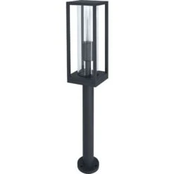 LEDVANCE LED Lampadaire Et Lumière Mobile Pour Les Ampoules 1x E27, Lumière De Design Avec Conception De Cadre Pour L'extérieur Pour éclairage De Direkt, Hauteur De 60 Cm, En Aluminium De Haute Qualit