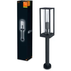 LEDVANCE LED Lampadaire Et Lumière Mobile Pour Les Ampoules 1x E27, Lumière De Design Avec Conception De Cadre Pour L'extérieur Pour éclairage De Direkt, Hauteur De 60 Cm, En Aluminium De Haute Qualit -OSRAM || EUROPALAMP Soldes Boutique 41643629 3
