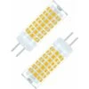 6W G6.35/GY6.35 Ampoule LED 690LM Blanc Chaud 3000K, Bi-Pin Base, Equivalent à Ampoule Halogène 75W,AC/DC 90-265V,pour Comptoirs, Plafonniers Etc (2 Paquet) Versailles -OSRAM || EUROPALAMP Soldes Boutique 42301050 1
