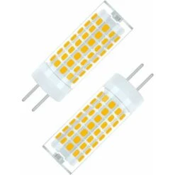 6W G6.35/GY6.35 Ampoule LED 690LM Blanc Chaud 3000K, Bi-Pin Base, Equivalent à Ampoule Halogène 75W,AC/DC 90-265V,pour Comptoirs, Plafonniers Etc (2 Paquet) Versailles