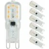 Ampoule Led G9 Lampe, Blanc Chaud 3000K, G9 LED 3W (33W Ampoules Halogène Équivalent), AC 220-240V - Angle Du Faisceau 360°, [Classe énergétique A+] Guazhuni Pack De 6 -OSRAM || EUROPALAMP Soldes Boutique 42695926 1