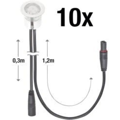 Luminaire à LED Encastrable Brilliant Cosa 30 G03093/75 LED Intégrée N/A Puissance: 4.5 W Blanc Chaud N/A 9 Luminaire à LED Encastrable Brilliant Cosa 30 G03093/75 LED Intégrée N/A Puissance: 4.5 W Blanc Chaud N/A -OSRAM || EUROPALAMP Soldes Boutique 4434200 4