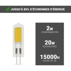 Xanlite - Ampoule LED Capsule, Culot G4, 2W Cons. (230lumens), Lumière Blanche Neutre - ALG4160CW -OSRAM || EUROPALAMP Soldes Boutique 47378005 4