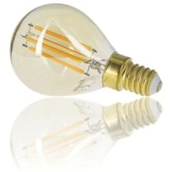 Xanlite - Ampoule LED (P45) / Vintage Au Verre Ambré, Culot E14, 3,8W Cons. (30W Eq.), 350 Lumens, Lumière Blanc Chaud - RFDV400PA -OSRAM || EUROPALAMP Soldes Boutique 47378134 4